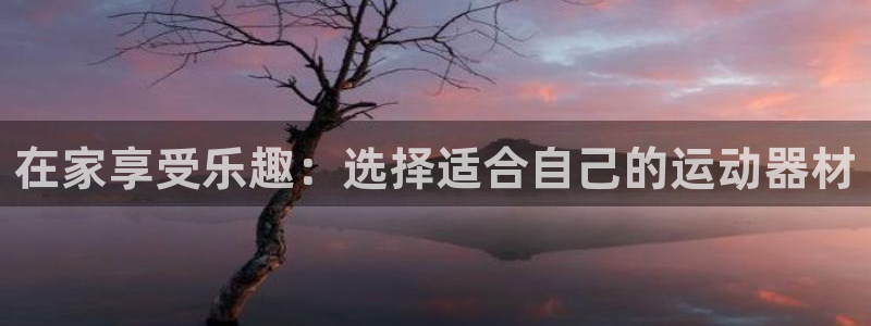 熊猫体育集团官网网址：在家享受乐趣：选择适合自己的运动器材